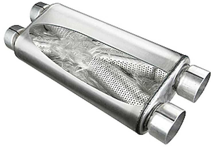 Ultra-Flo Welded X Muffler Dual In/Out: 3"