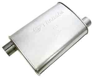 Hush Thrush Super Turbo Muffler In/Out: 2-1/4"
