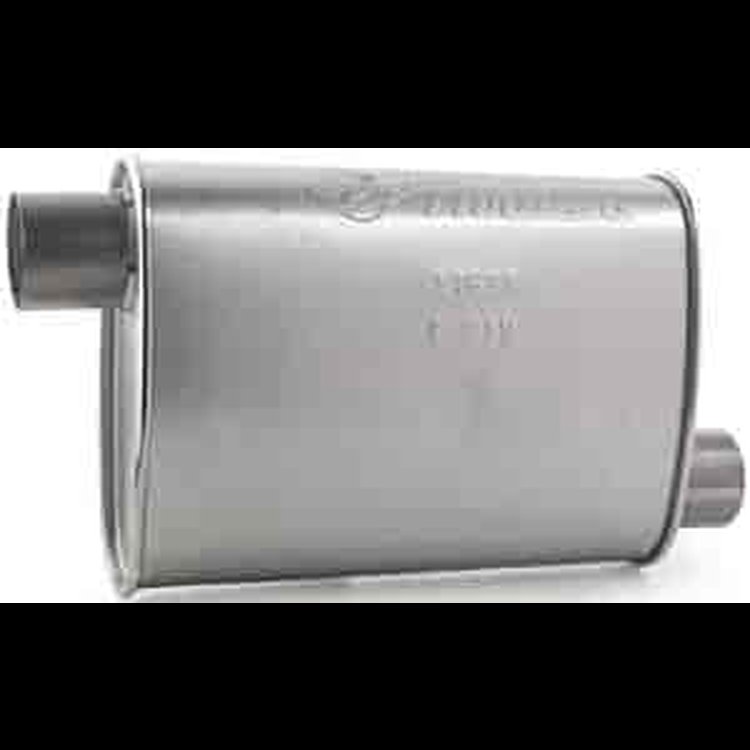 Hush Thrush Super Turbo Muffler In/Out: 2-1/2"