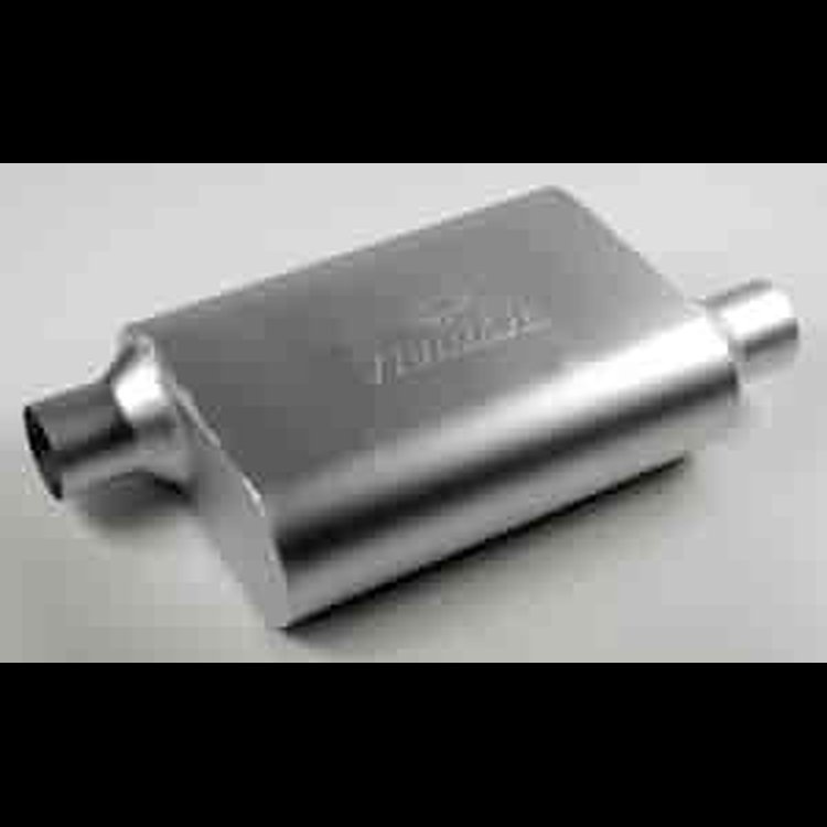 Aluminized 2.25" Offset Inlet/ Offset Outlet 9.5" x 4.0" x 13.0" body
