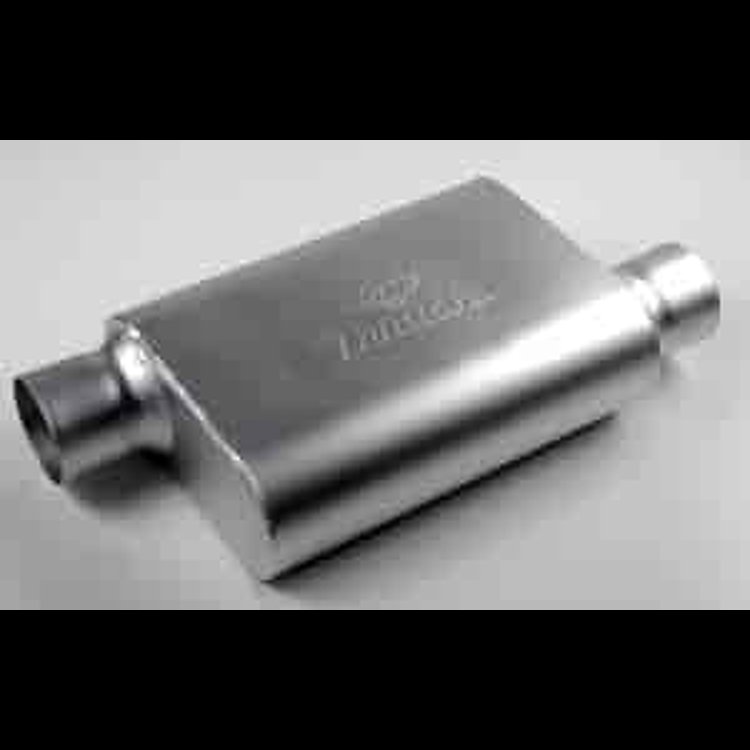 Aluminized 3.00" Offset Inlet/Offset Outlet 9.5" x 4.0" x 13.0" body