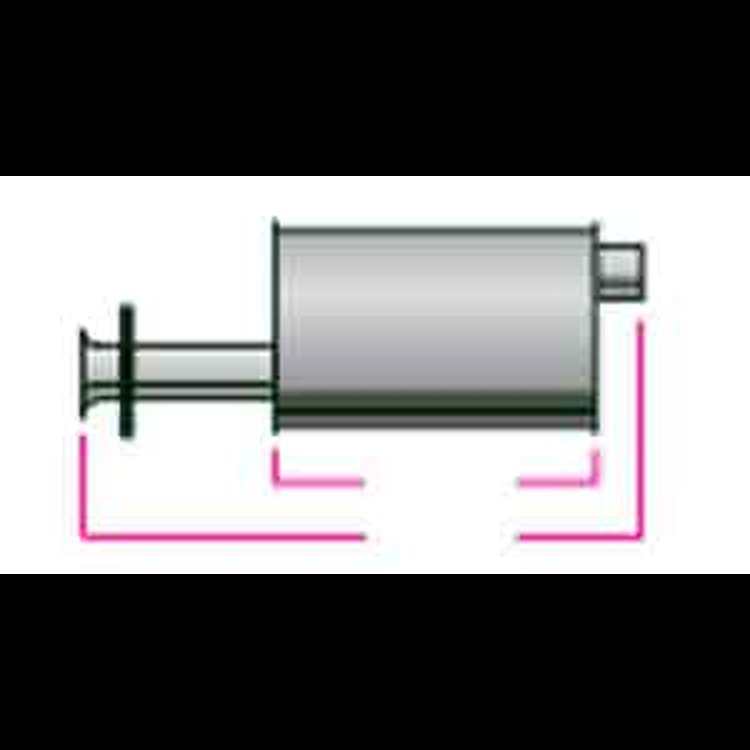Exhaust DYNOMAX THRUSH 3" IN 2.5OU
