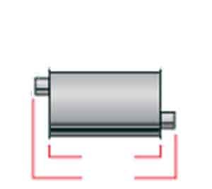 Super Turbo Muffler In/Out: 2.25"