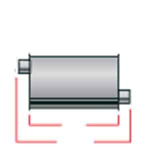 Super Turbo Muffler In/Out: 2"