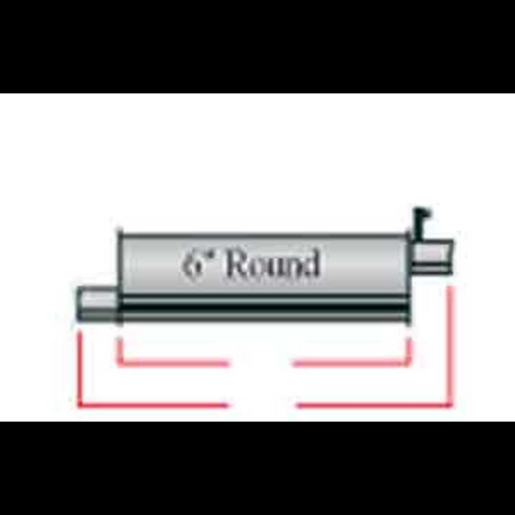 Super Turbo Muffler Direct Fit: Toyota 4-Runner/Pickup