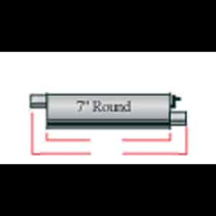 Super Turbo Muffler Direct Fit: Ford F-150/250 4.9/5.0/5.8L