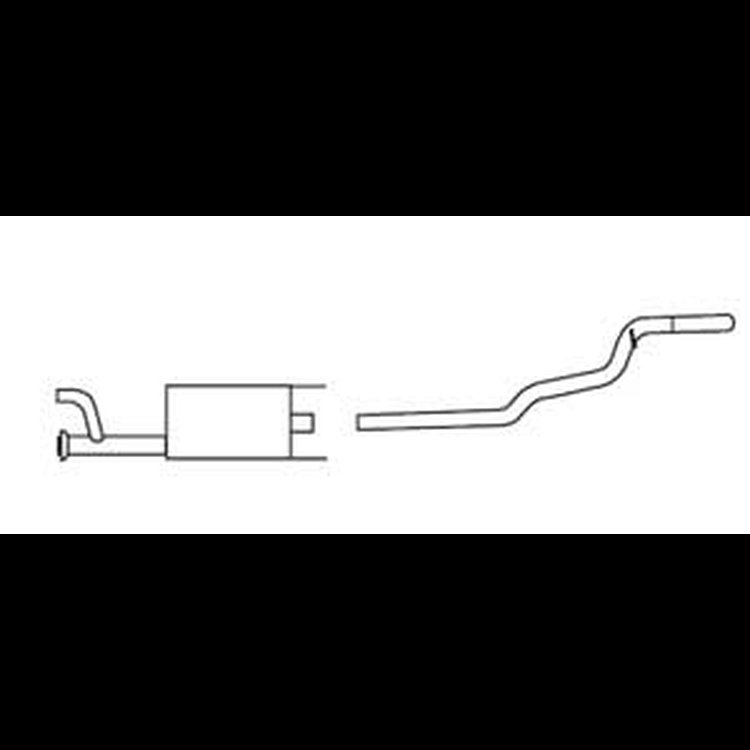 Cat-Back Exhaust System 1998-2000 Ford Explorer and Mercury Mountaineer 5.0L