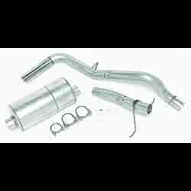Cat-Back Exhaust System 2000-02 Dakota 3.9L/4.7L Single tailpipe