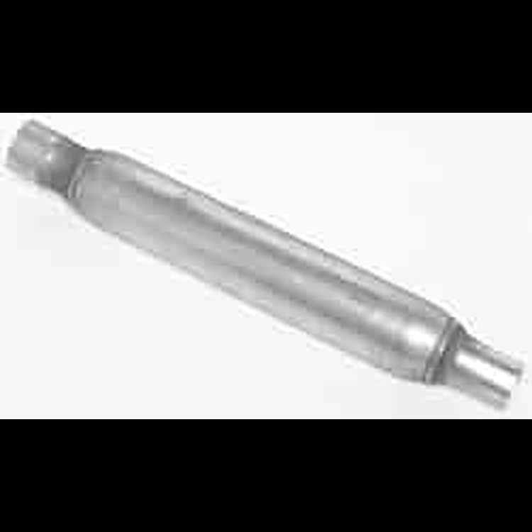 Standard Glasspack Muffler Inlet 2.5 Outlet 2"