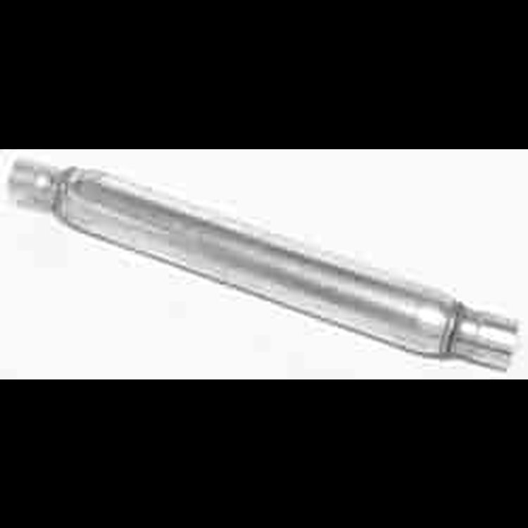 Standard Glasspack Muffler Inlet 2.5" Outlet 2.25"