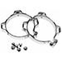 Exhaust " 4" " CLAMP KIT-CHROME PLA