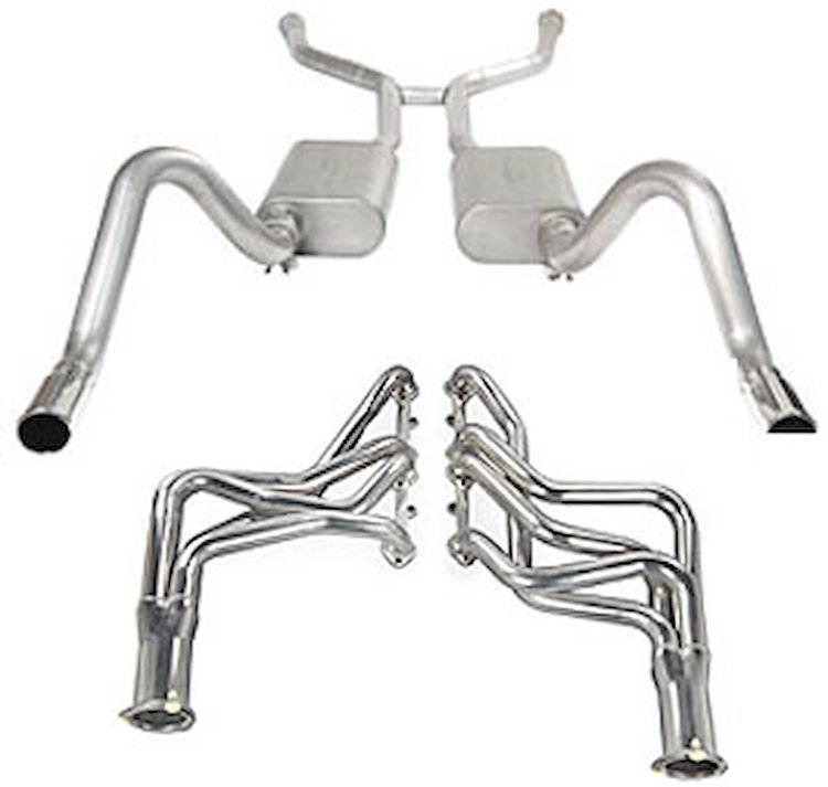 VT Header-Back Exhaust Kit 1964-72 GM A-Body V8 Includes: