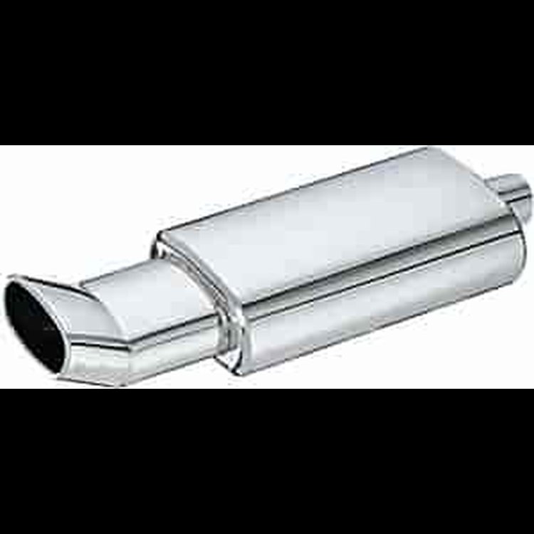 Inlet: 2-1/2" Tip Dia.: 3" x 6" Single Oval Tip Size: 4-3/4" x 8-1/2"