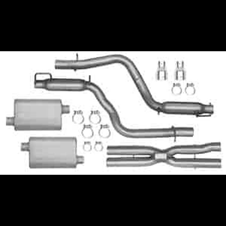 VT Cat-Back Exhaust System 2005-10 Charger R/T, 300C, Magnum R/T 5.7L Hemi