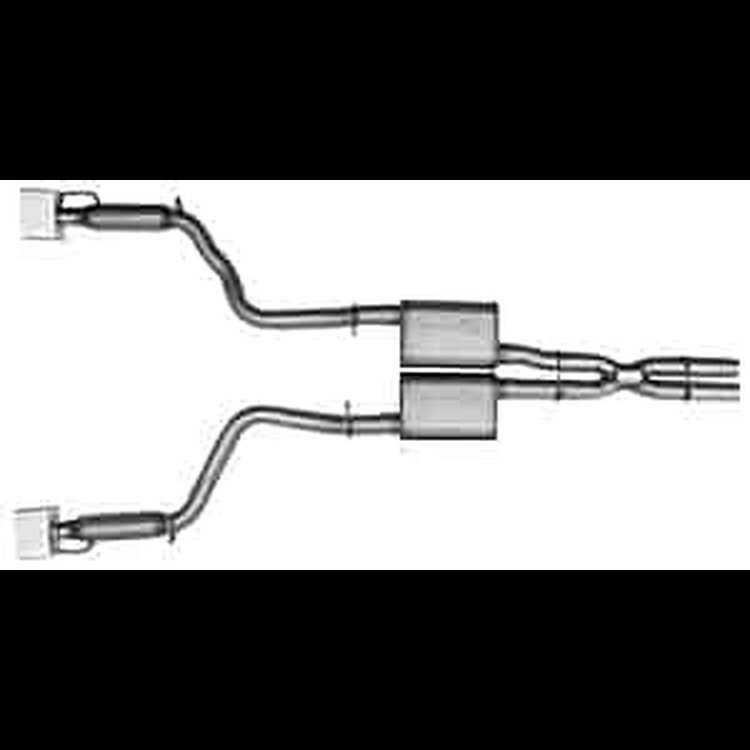 VT Cat-Back Exhaust System 2008-12 Dodge Challenger R/T 5.7L Hemi