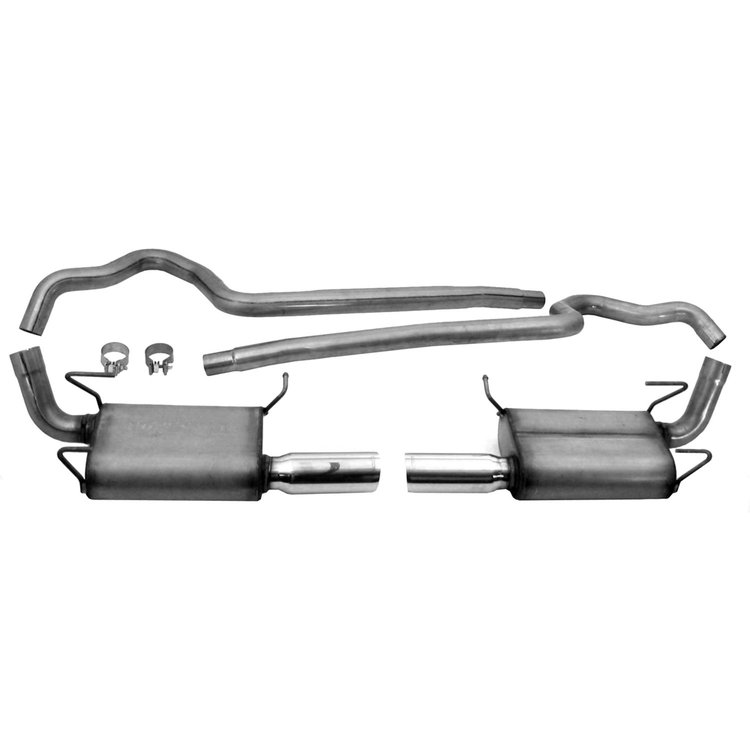 Ultra Flo SS Exhaust System 2011 Mustang 3.7L