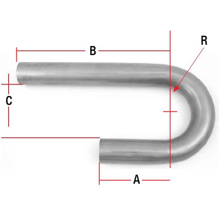 J-Bend Pipe Outer diameter: 2"