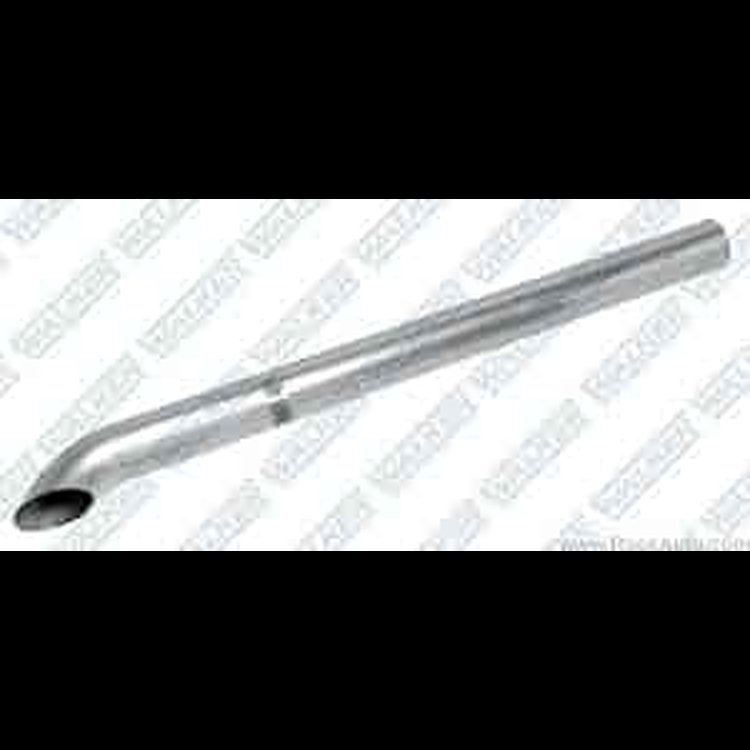 Aluminized Exhaust Stack Pipe Curved Cut