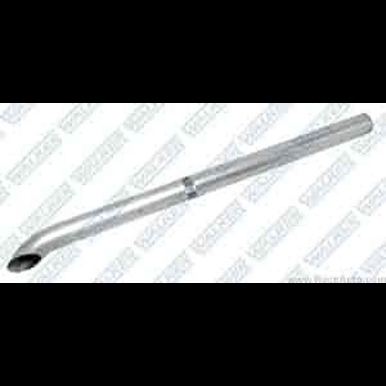Aluminized Exhaust Stack Pipe Curved Cut