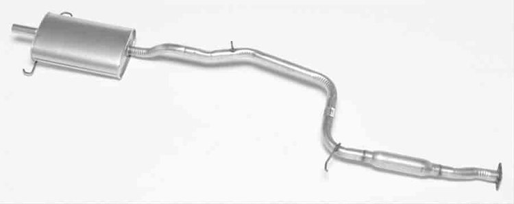 Exhaust QUIET-FLOW MUFFLER ASSEMB