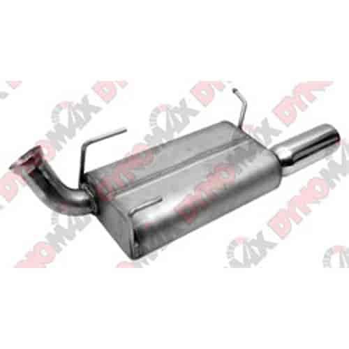 VT; Muffler Assembly; Oval; 2.75 in. Inlet/3 in. Outlet; 4.5x9.75 in.; 16 in. Shell L; 33 in. Overal