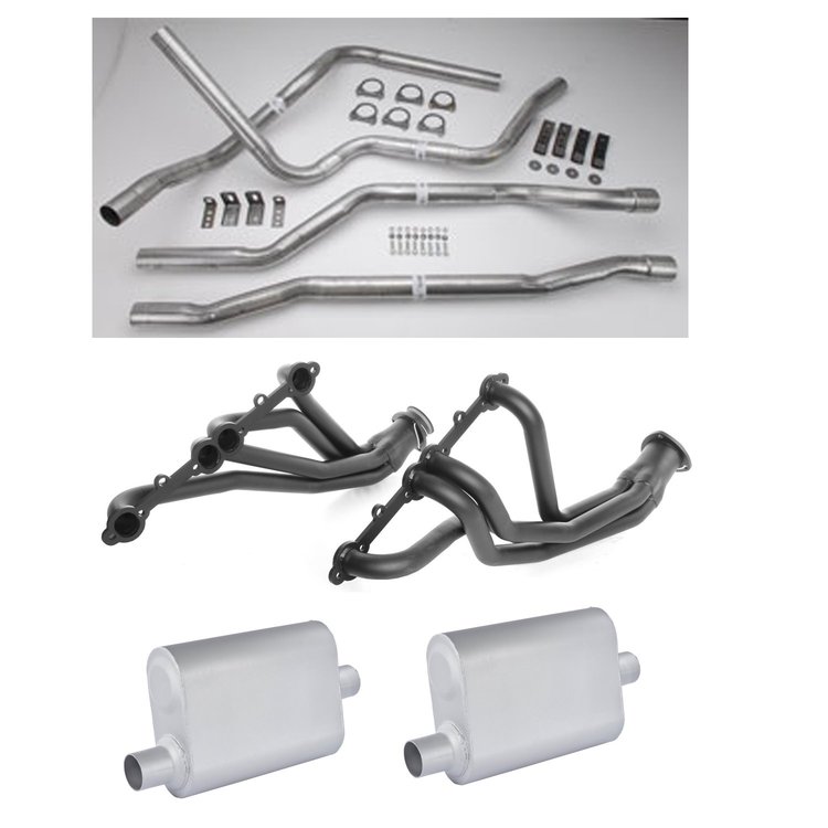 Exhaust System Kit 1973-1988 Chevy Blazer/Jimmy 4wd