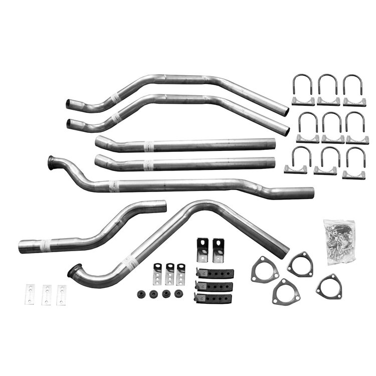 Header Dual Kit 1980-95 Ford PU, 2WD and 4WD 1/2, 3/4 and 1-Ton