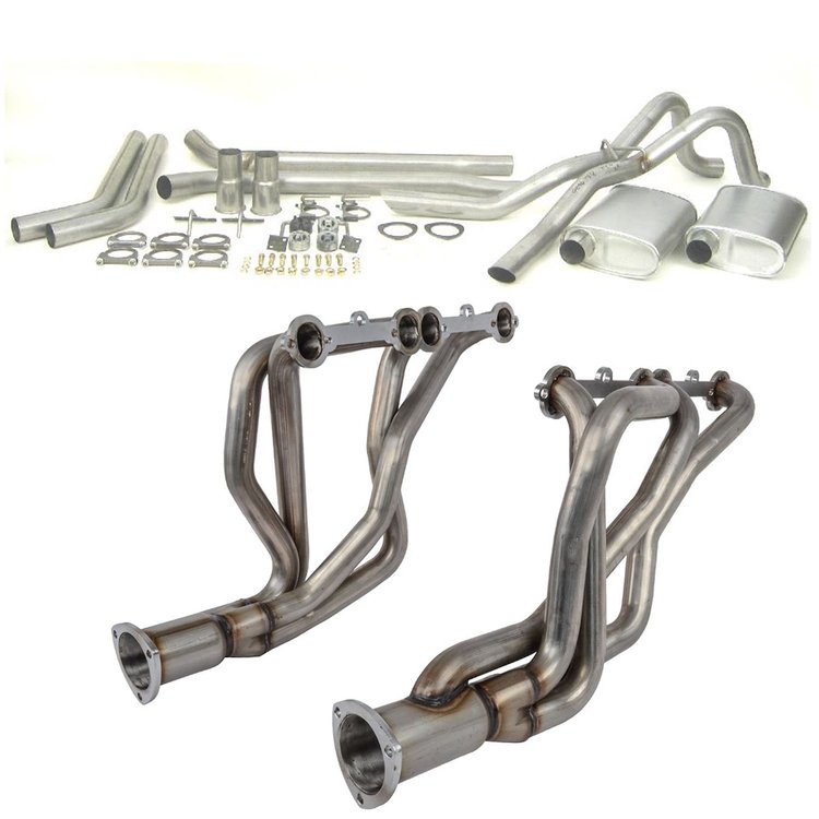 /JEGS Complete Exhaust Kit for 1973-1987 GM 4WD Trucks