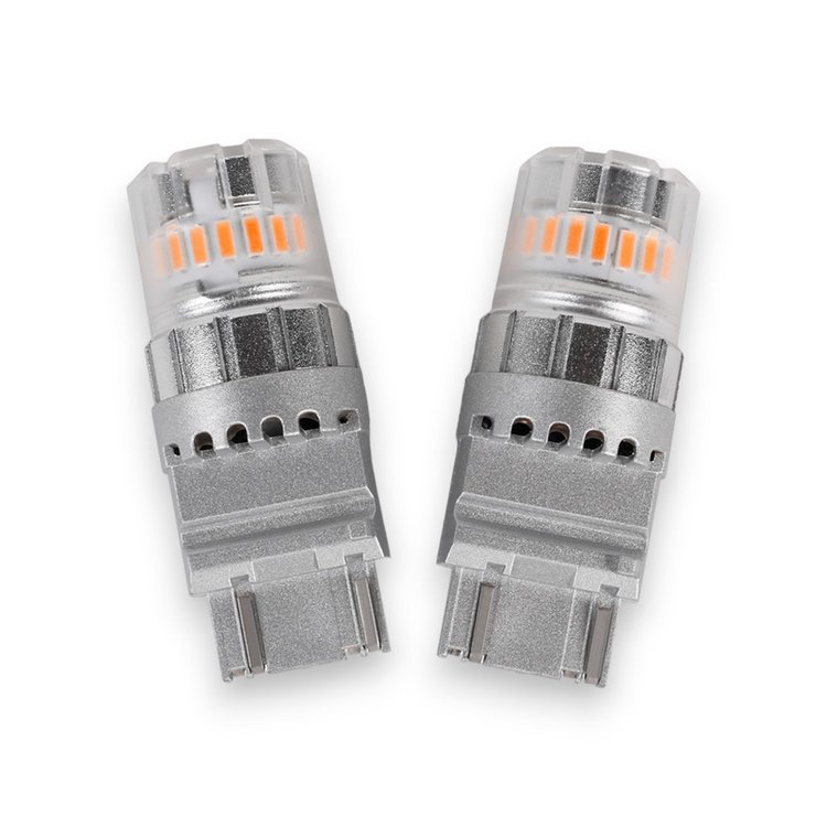 3121A ECO Series WTY21W LED Light Bulbs, Amber, Pair
