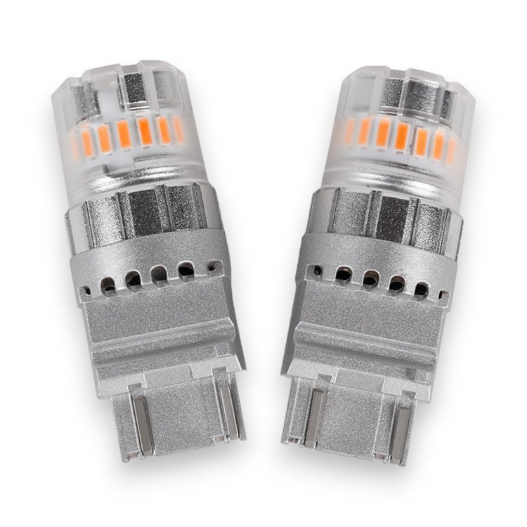 3157A ECO Series 4257 LED Light Bulbs,, Amber, Pair