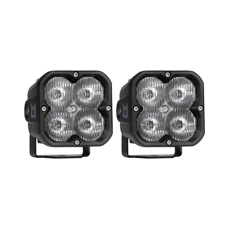 41022 Concept Series Pod, 3 in. Cube, Driving Beam, U-Mount, Pair