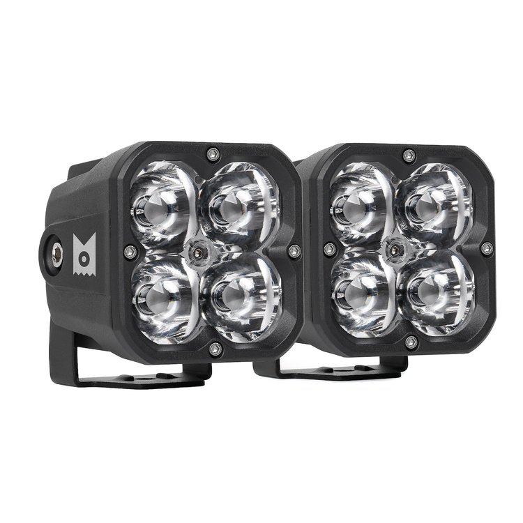 41032 Concept Series Pod, 3 in. Cube, Spot Beam, U-Mount, Pair