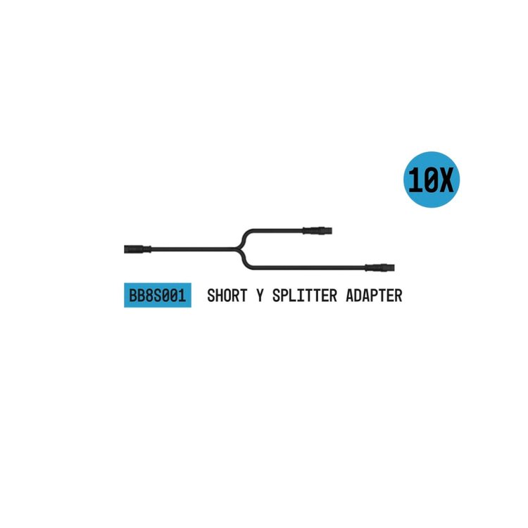 BB8S001X StrobeLink Y Splitter Adapter Short, Bulk Pack [10 pack]