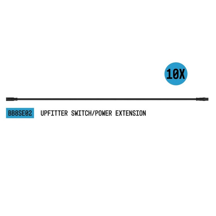 BB8SE02X StrobeLink 10 ft. Extension Harness Type B, for Power Connection, Bulk Pack [10 pack]
