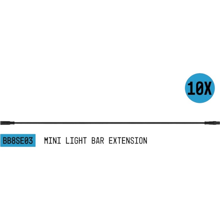 BB8SE03X StrobeLink 7 ft. Extension Harness Type C, 7 ft., for Mini Bars [10 pack]