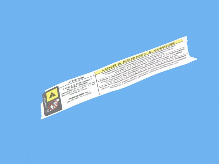 LABEL A/C SYSTEM