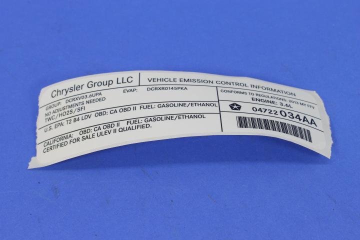 VECI LABEL
