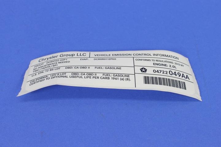 VECI LABEL