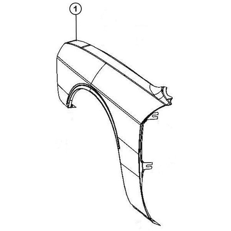 Front Fender 2009-13 Challenger