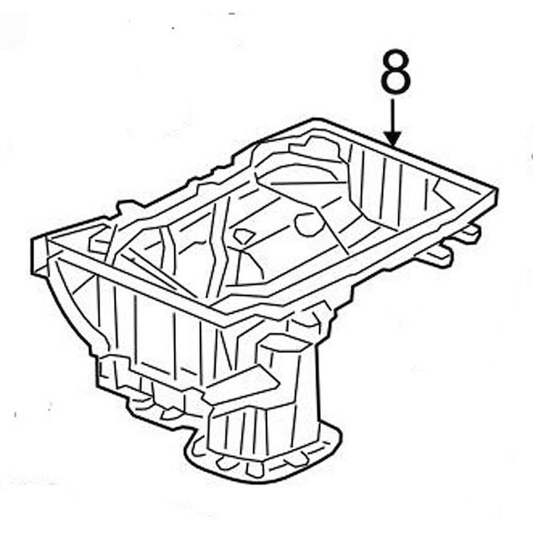 Upper Oil Pan 2005-15 6.1L/6.4L Car