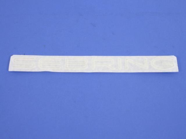 NAMEPLATE SEBRING