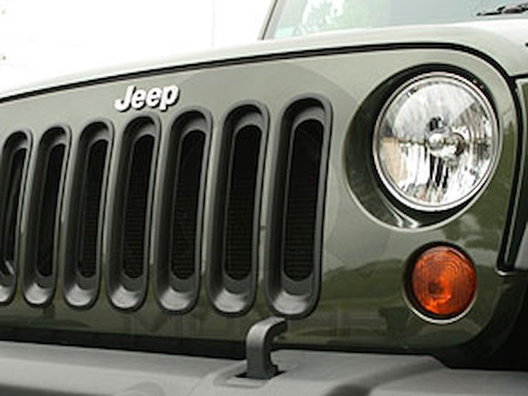 Grille Applique 2007-12 Jeep Wrangler 2-Door/4-Door
