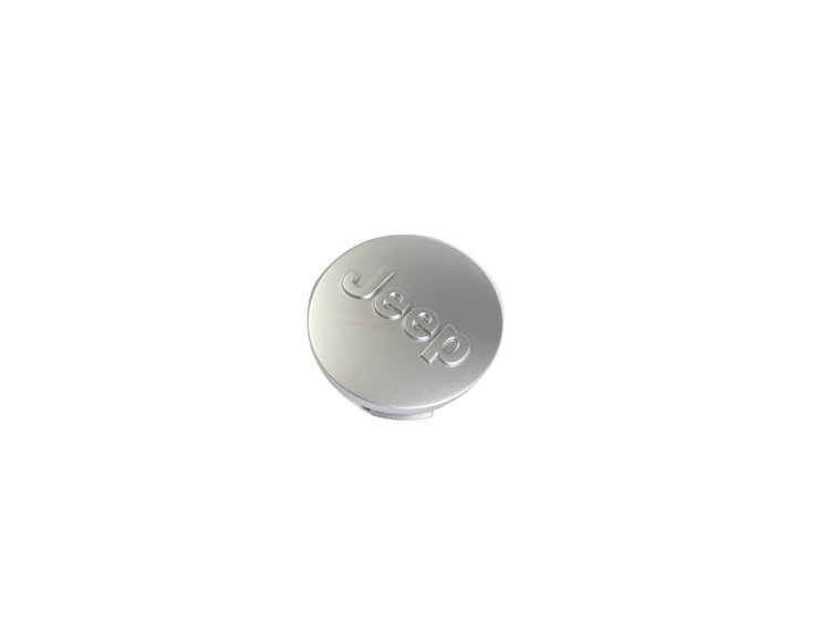 Wheel Center Cap Fits Select Jeep Models [Fine Silver Metallic High Gloss]
