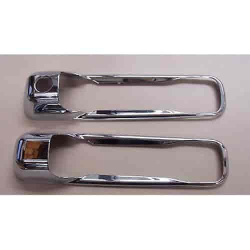 Chrome Door Handle Bezels 2009-13 Dodge Ram 1500