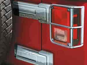 Chrome Tailgate Hinge Covers 2010-13 Jeep Wrangler 2/4-Door