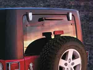 Chrome Rear Window Hinge Covers 2010-13 Jeep Wrangler 2/4-Door
