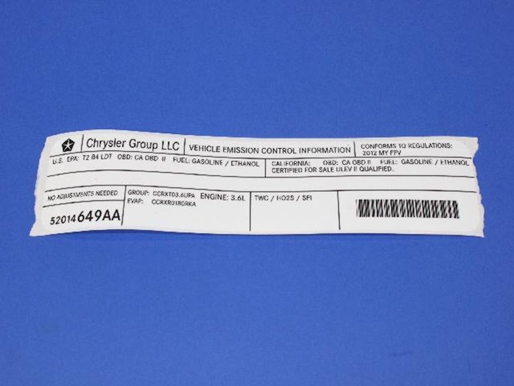 VECI LABEL