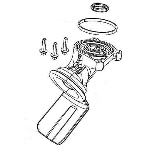 Oil Filter Relocation Kit 5.7L/6.1L Hemi