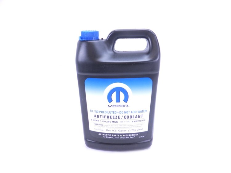 HOAT 50/50 Prediluted Antifreeze and Coolant Fits Select Chrysler, Dodge, Jeep and Ram Models [1 Gallon]