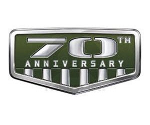 70th Anniversary Badge 2011-13 Jeep Wrangler 2-Door/4-Door